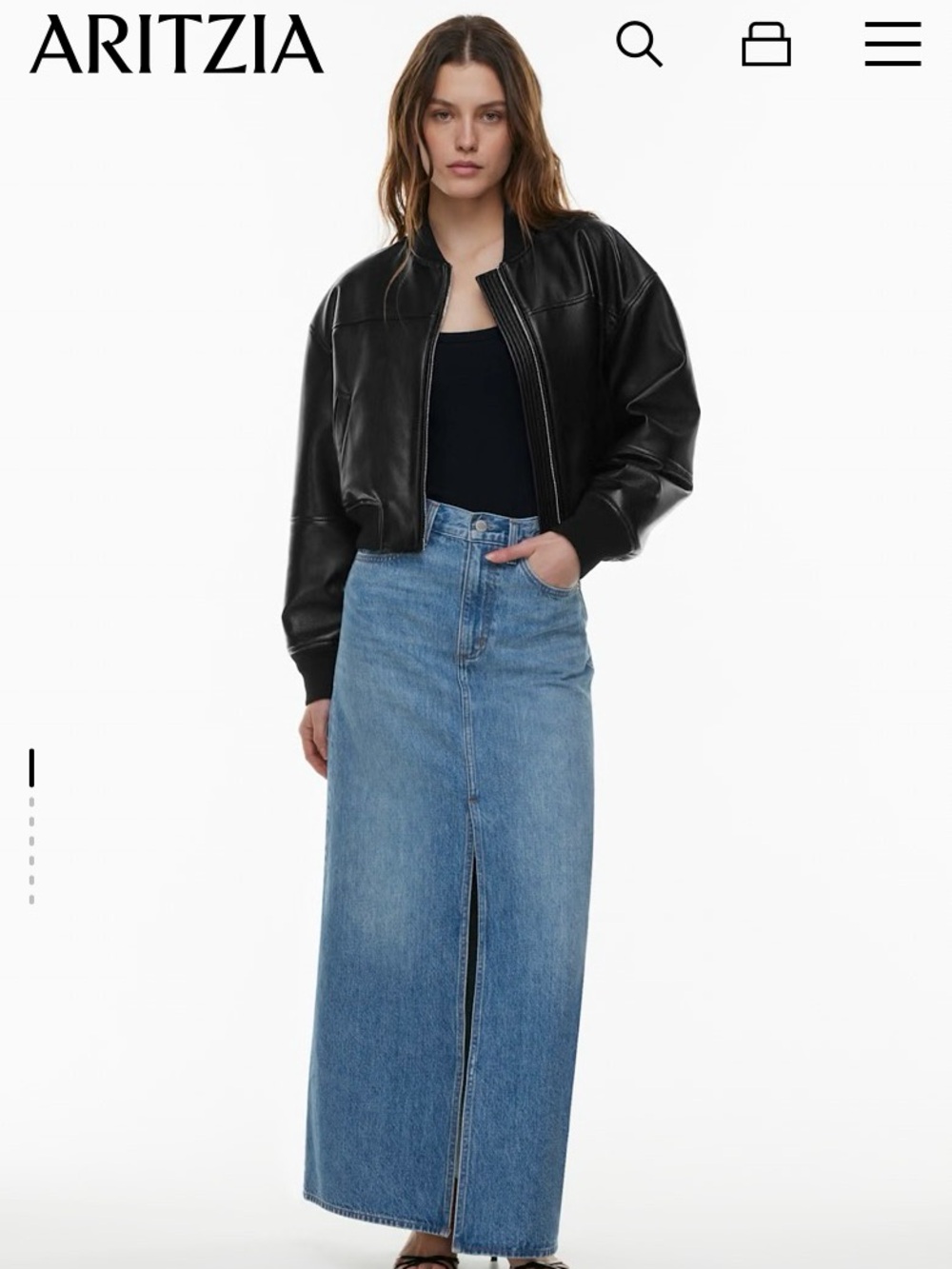 Aritzia 90’s vintage maxi skirt